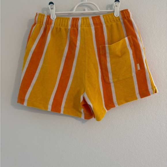 Urban Outfitters Orange Striped Terry Shorts - Picture 9 of 9